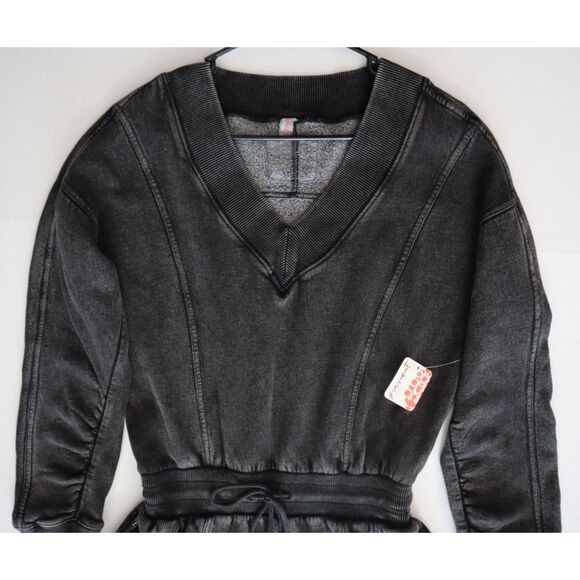 Free People Movement OB2023564 Women's Sz XS Black Intercept Romper - Picture 12 of 16